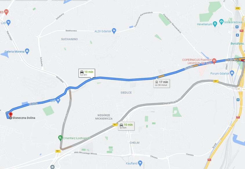 Pod zabudowę mieszkaniową lub usługową