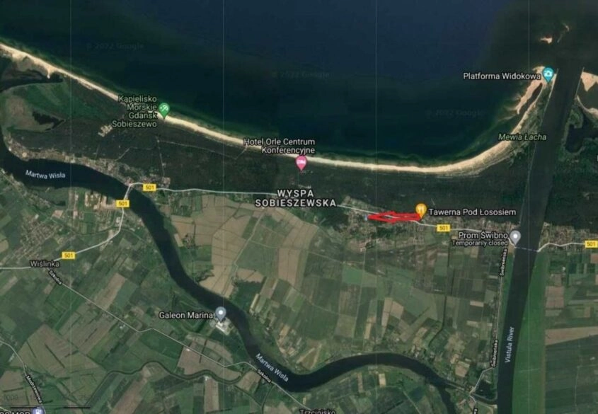 Działka w przepięknym miejscu Sobieszewa