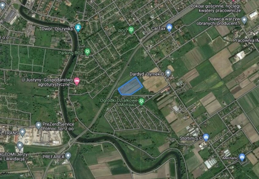 Działka rolna Gdańsk - Olszynka 1,7625 ha