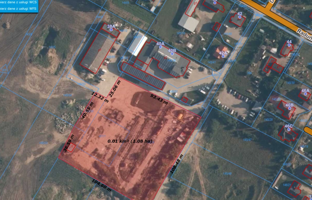 1ha Plac utwardzony/Niestępowo/MERTOPOLITARNA!