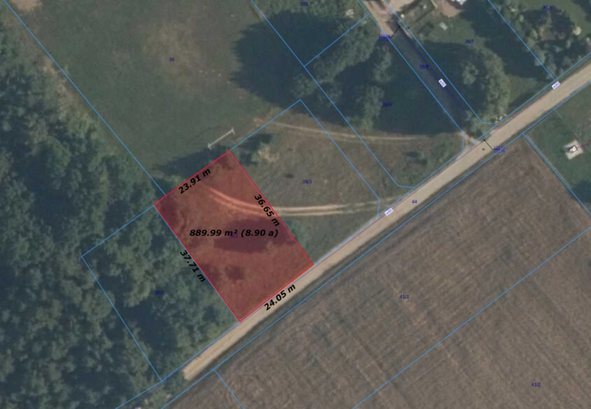 891m2/ woda prąd/ Zielona góra