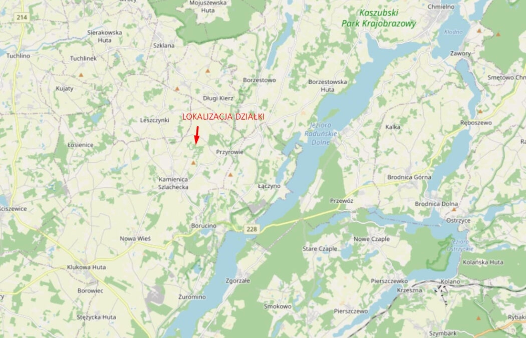 Działka pod zabudowę zagrodową z lasem