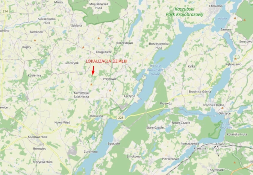 Działka pod zabudowę zagrodową z lasem