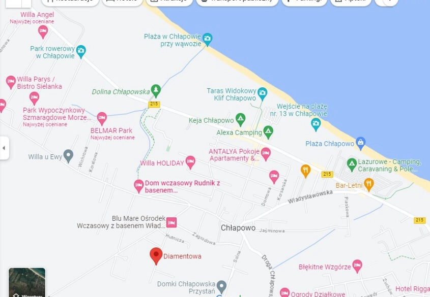 Działka budowlana nad morzem, Chłapowo