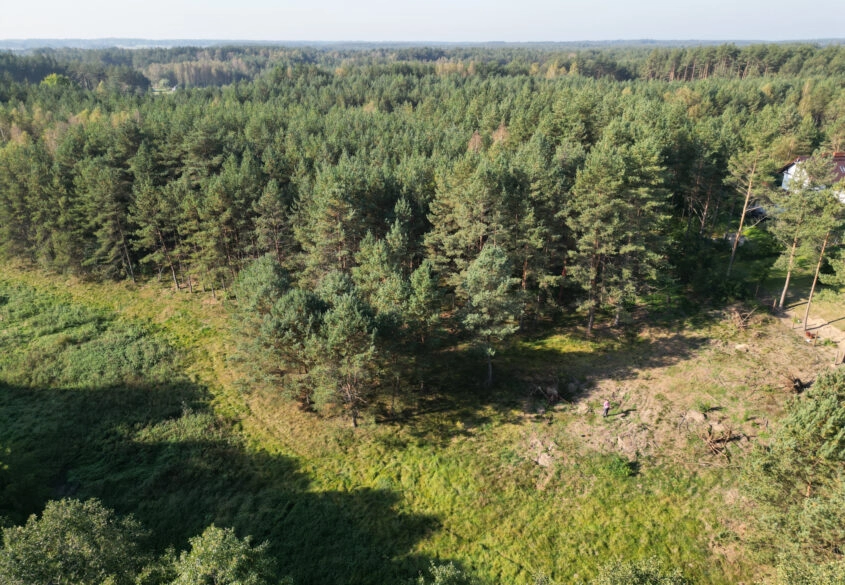 Działki Nad rzeką Gotelp/ Pustki/ Chojnicki
