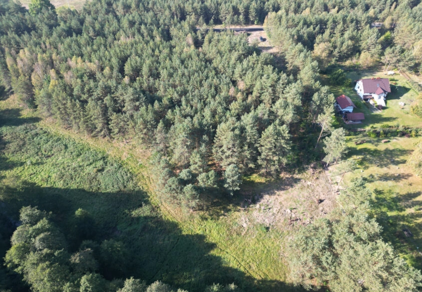 Działki Nad rzeką Gotelp/ Pustki/ Chojnicki