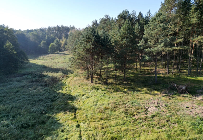 Działki Nad rzeką Gotelp/ Pustki/ Chojnicki