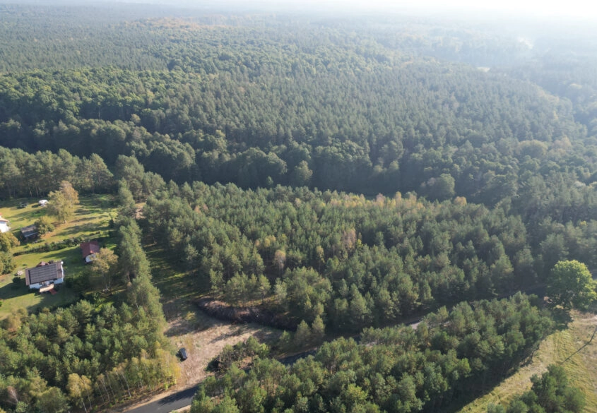 Działki Nad rzeką Gotelp/ Pustki/ Chojnicki