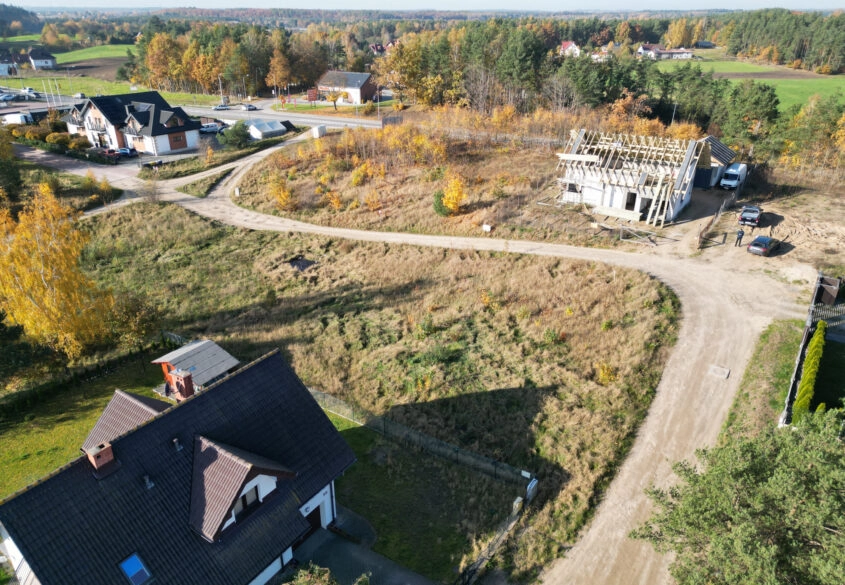 837m2 Borkowo/ Wszystkie media/ Warunki zabudowy