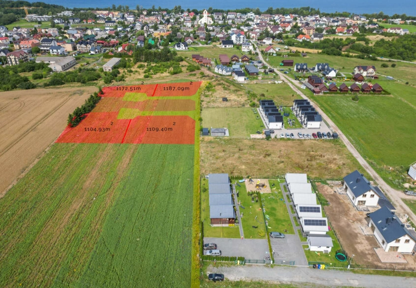 Budowlane działki Chłapowo koło Władysławowa
