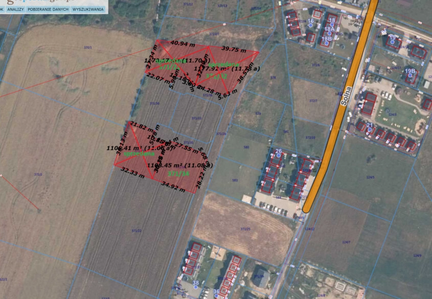 Budowlane działki Chłapowo koło Władysławowa