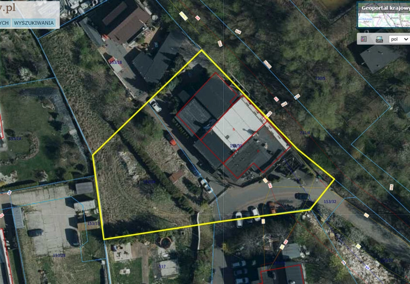 Działający Hostel Pracowniczy + Pusta Działka Bud