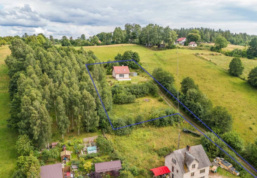 Dom  na KASZUBACH z dużą działką Brodnica Dolna