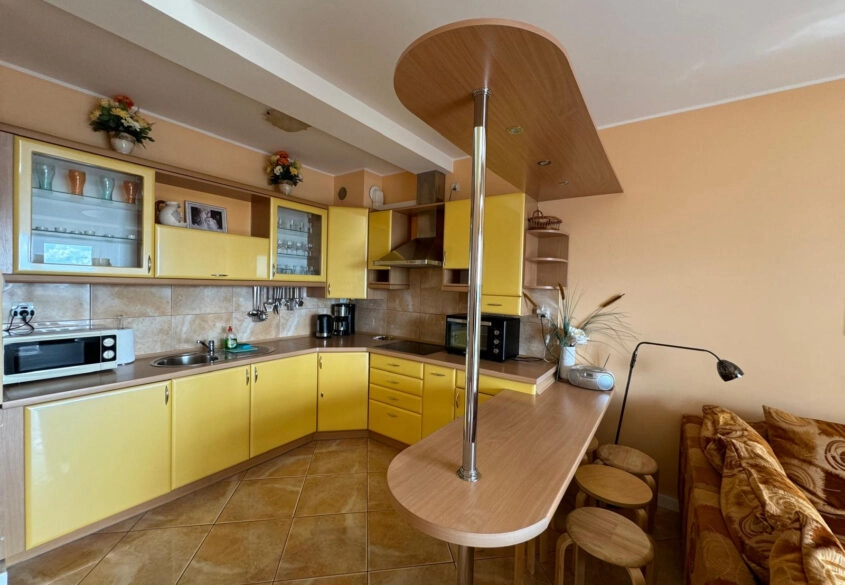 Apartament nad Morzem, widok na Port Jachtowy