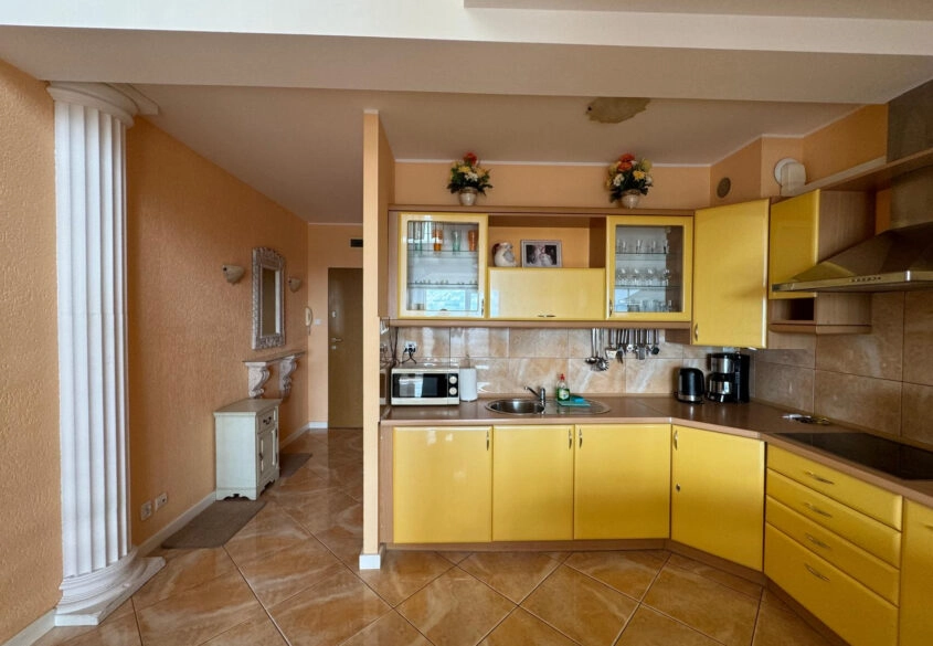 Apartament nad Morzem, widok na Port Jachtowy