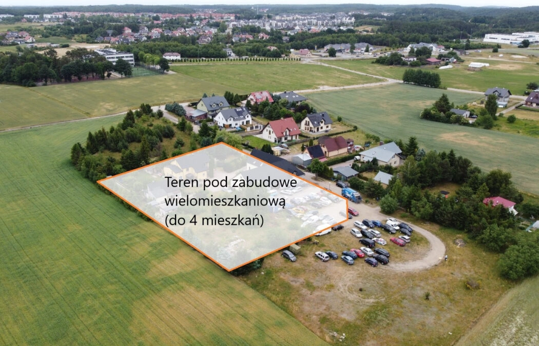 Grunt pod budownictwo wielomieszkaniowe Wiczlino