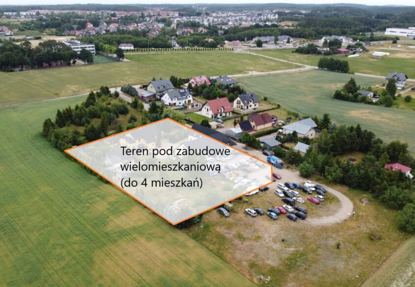 Grunt pod budownictwo wielomieszkaniowe Wiczlino
