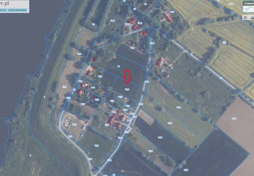Działka 3 000 m² w Groblicy, gmina Ostaszewo