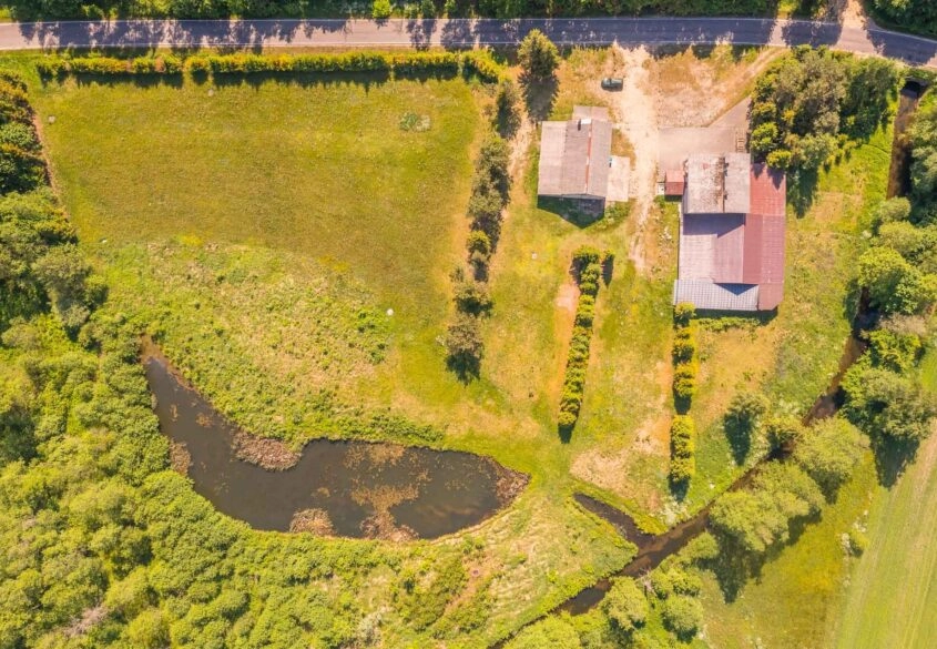Amalka Agroturystyka z dużą działką nad rzeką