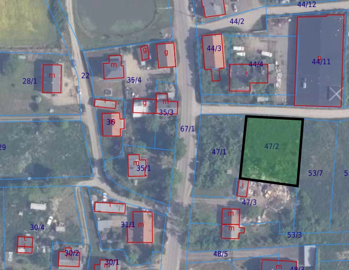 Działka budowlana objęta MPZP 1064m2 blisko Tczewa