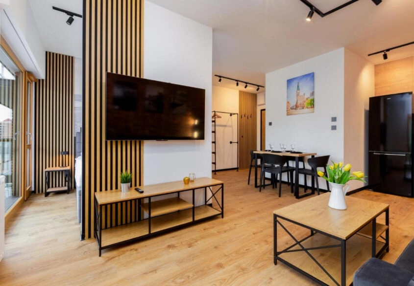 Dwa apartamenty inwestycyjne – nad Motławą