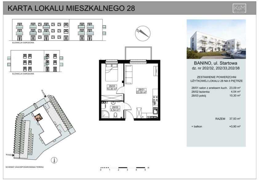 Mieszkania BANIONO/ DEWELOPER/ centrum