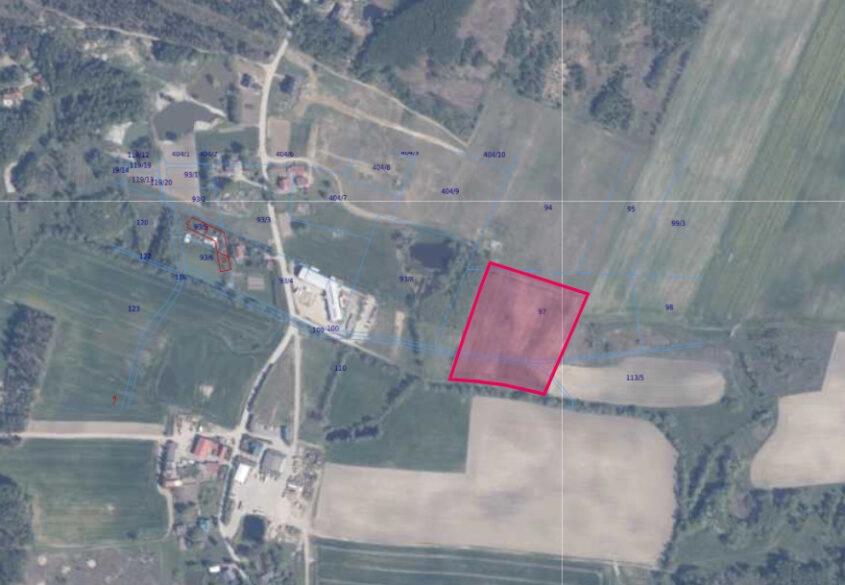Działka rolna 1,49 ha | Lisewiec | 15km od Gdańska