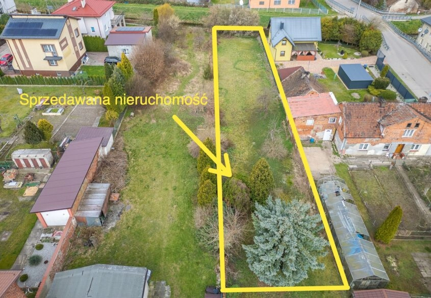 Działka 800m2 Suchostrzygi (możliwość 2287 m2)