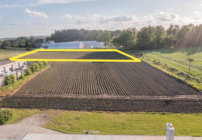 Działka przemysłowa 6330M2 + 3137M2 do dokupienia