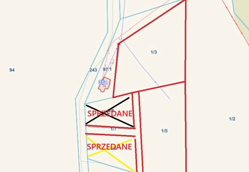 Grzmiąca 2 działki koło Bytowa