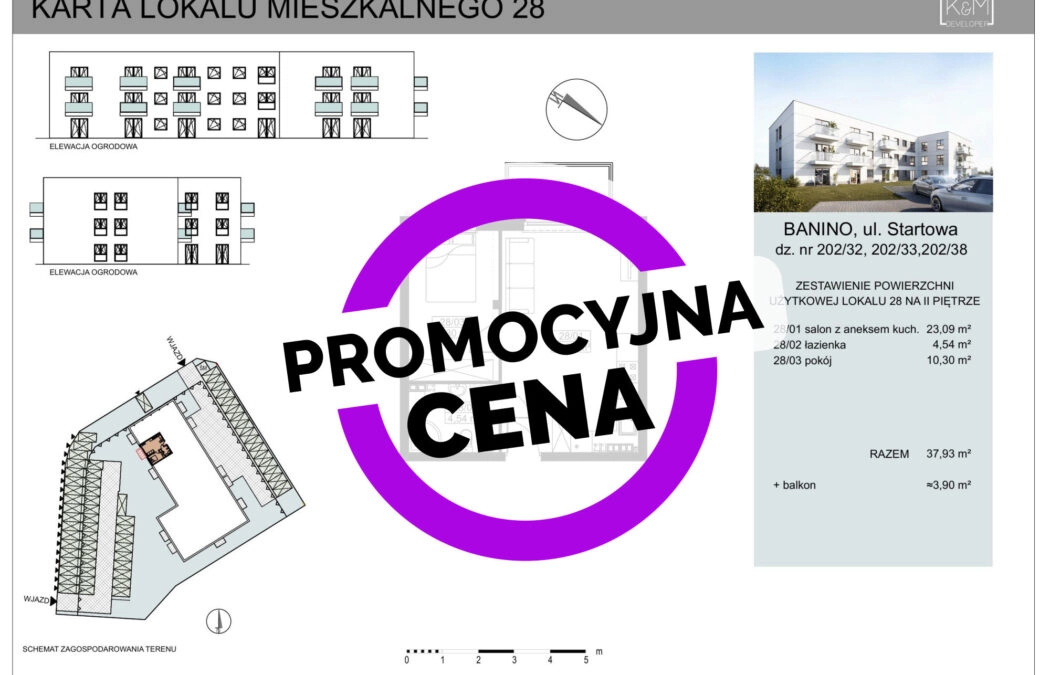 Mieszkania BANIONO/ DEWELOPER/ centrum