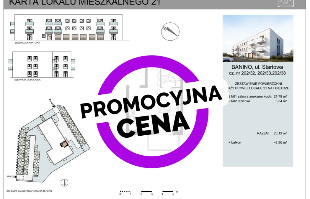 Mieszkania BANIONO/ DEWELOPER/ centrum