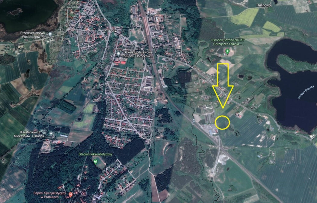 Działka usługowo-mieszkaniowa w Prabutach.