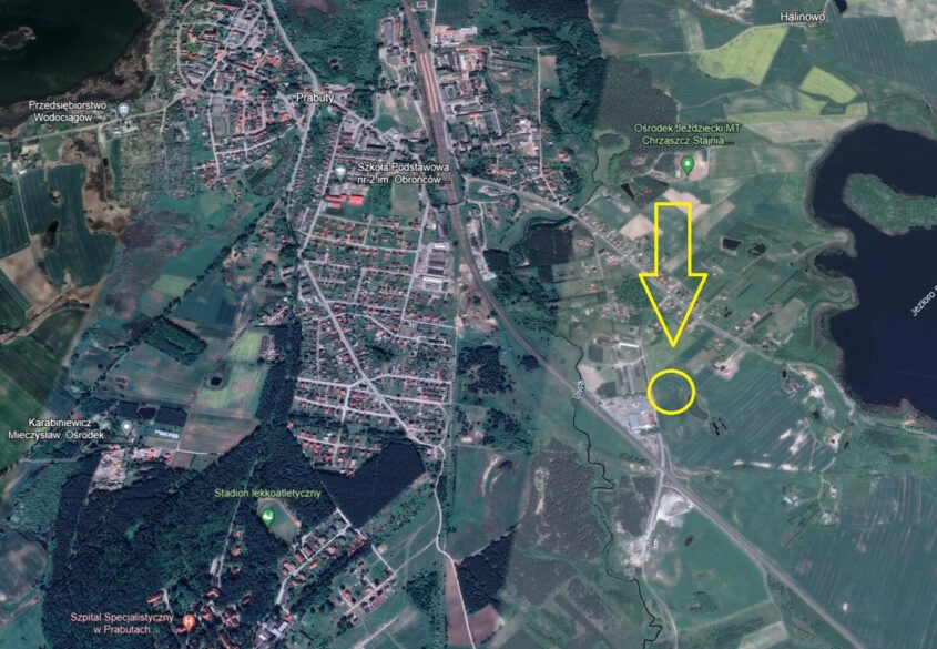 Działka usługowo-mieszkaniowa w Prabutach.