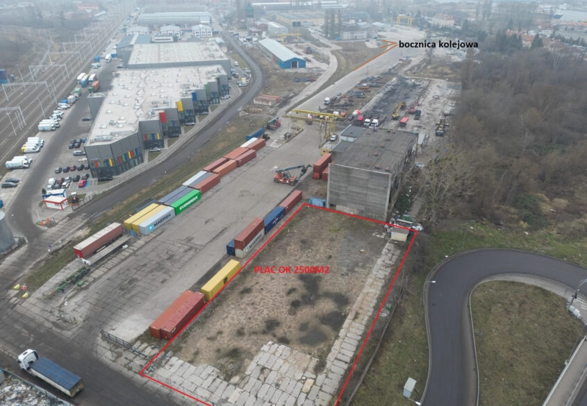 Plac utwardzony Przemysłowy BOCZNICA KOLEJOWA