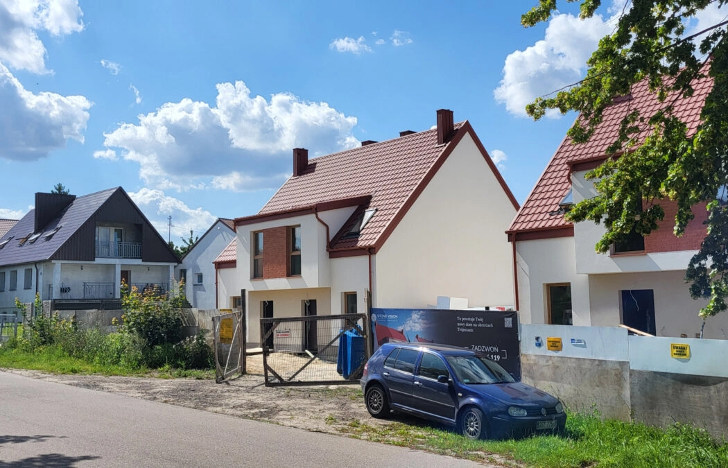 Bliźniak 4 pok, 2 miejsca parkingowe, ogród 144m2