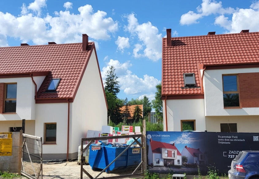 Bliźniak 4 pok, 2 miejsca parkingowe, ogród 144m2