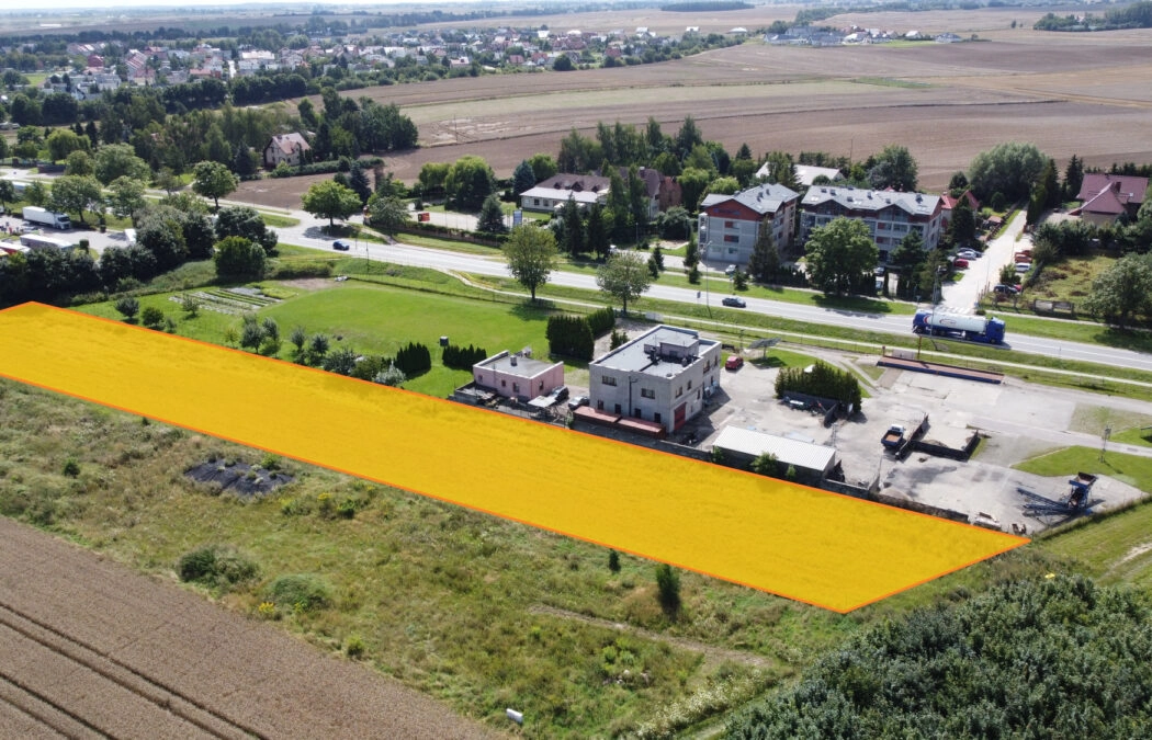 Działka 0,42ha pod bud. wielomieszkaniowe Skowarcz