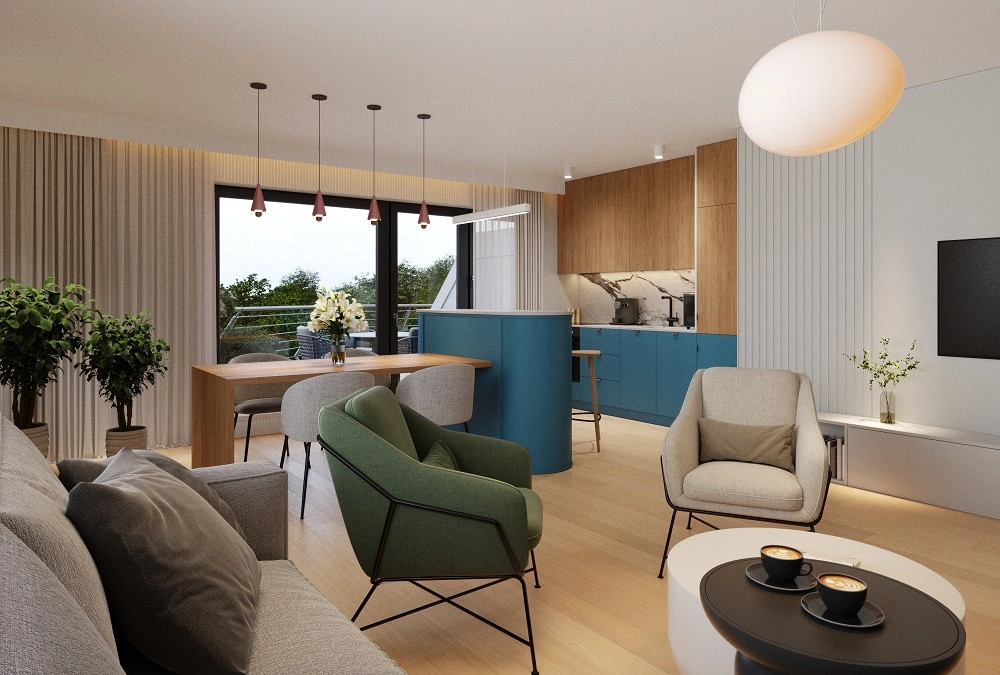 Apartament z widokiem na morze