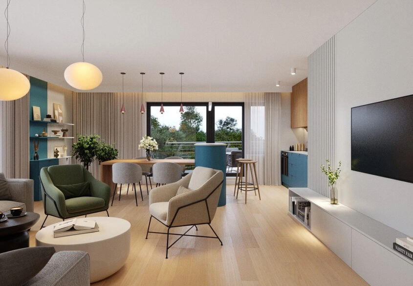 Apartament z widokiem na morze