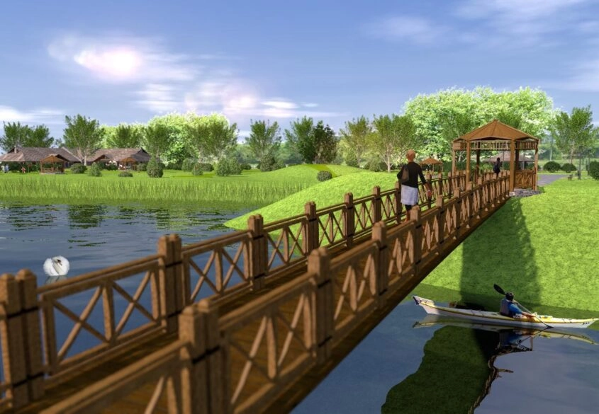 Działka z projektem Osady SPA