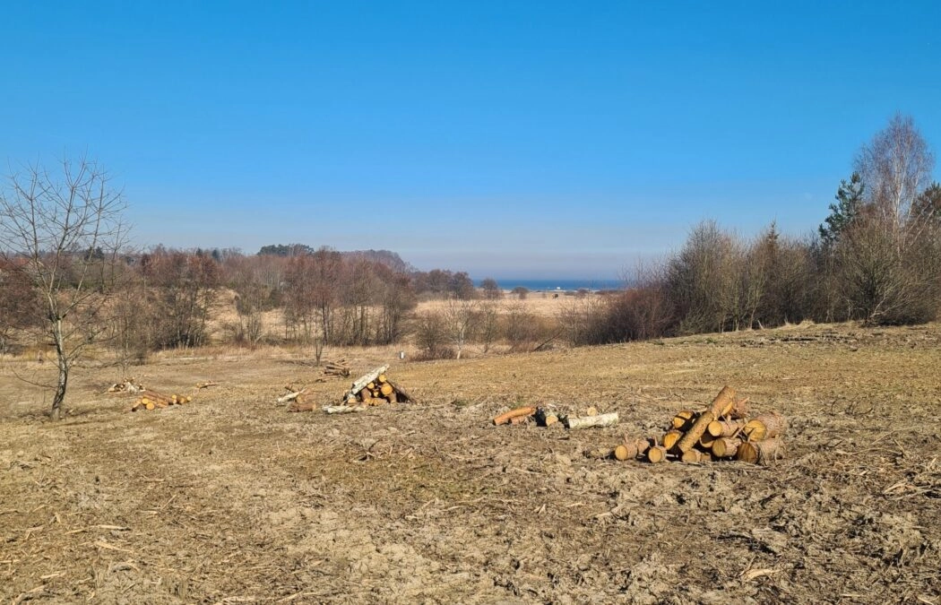 Działka z widokiem na morze