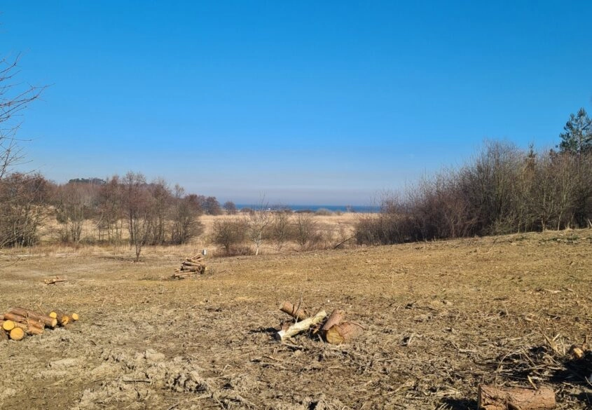 Działka z widokiem na morze