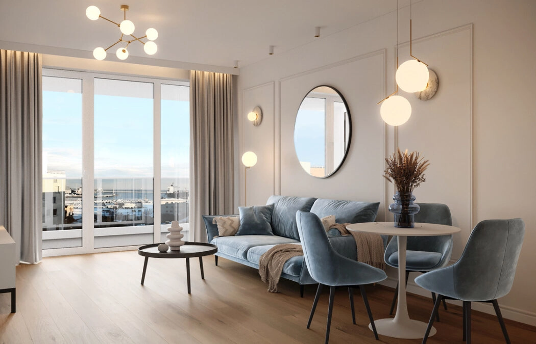 Piękny apartament blisko plaży w centrum Gdyni.