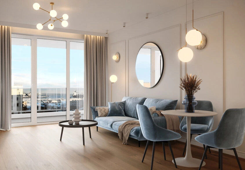 Piękny apartament blisko plaży w centrum Gdyni.