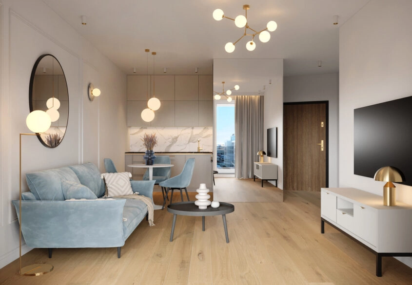 Apartament z widokiem na morze.
