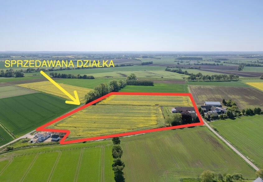 Działka ok. 4 ha Cedry Małe z możliwością podziału