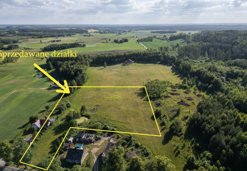 Działka 1277 m2 z warunkami zabudowy pod lasem!