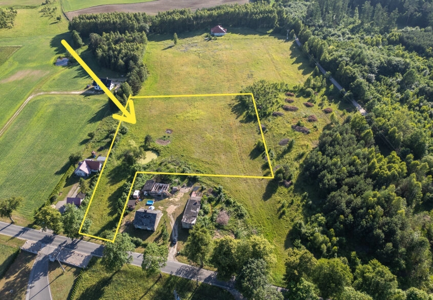 Działka 1277 m2 z warunkami zabudowy pod lasem!