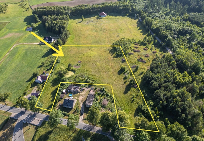 Działka 1027 m2 z warunkami zabudowy pod lasem!